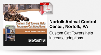Custom Cat Towers Help Increase Adoptions - Norfolk Animal Control Center, Norfolk, VA